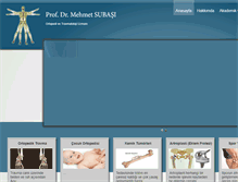 Tablet Screenshot of drmehmetsubasi.com